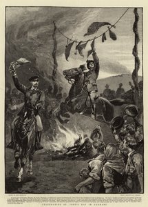 Viering van Sint-Jansdag in Duitsland